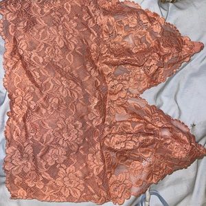 A cute lace crop top